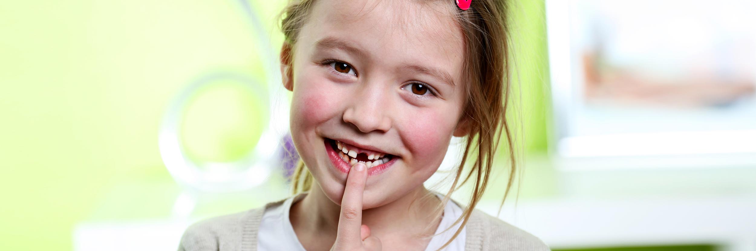 Girl with Missing Teeth